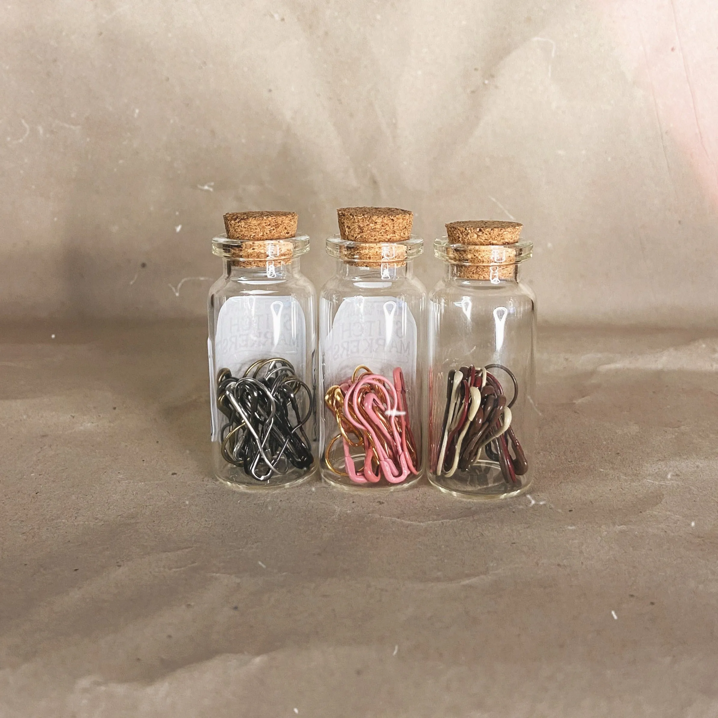 "Victorian" Stitch Marker Tonic Bottles