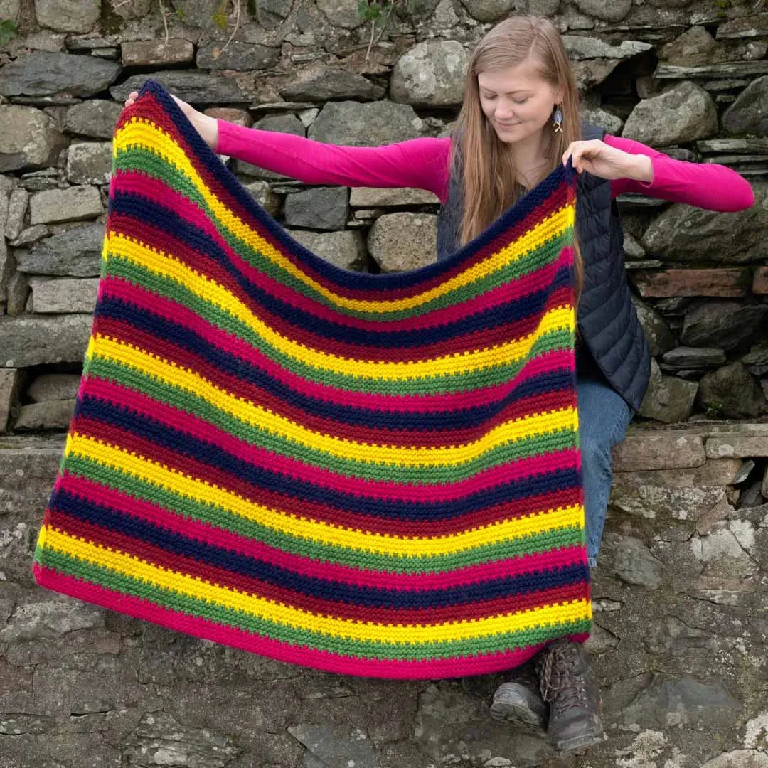 Rainbowland Throw Pattern