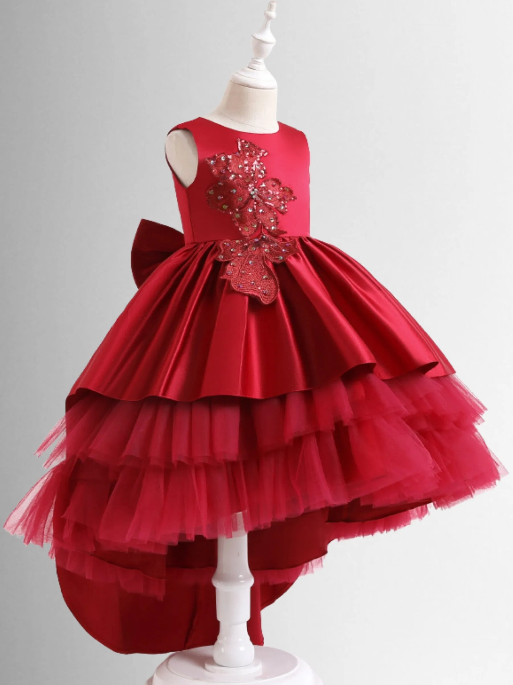 Ready to Twirl Hi-Lo Layered Holiday Dress