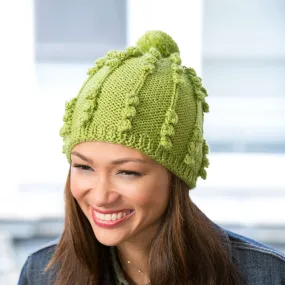 Red Heart Knit Her Bobble Hat