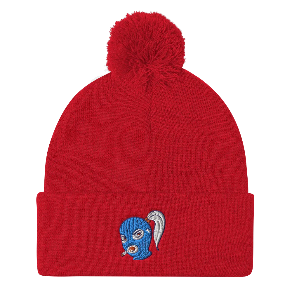 REDEYE QUEENZ Pom Pom Knit Cap