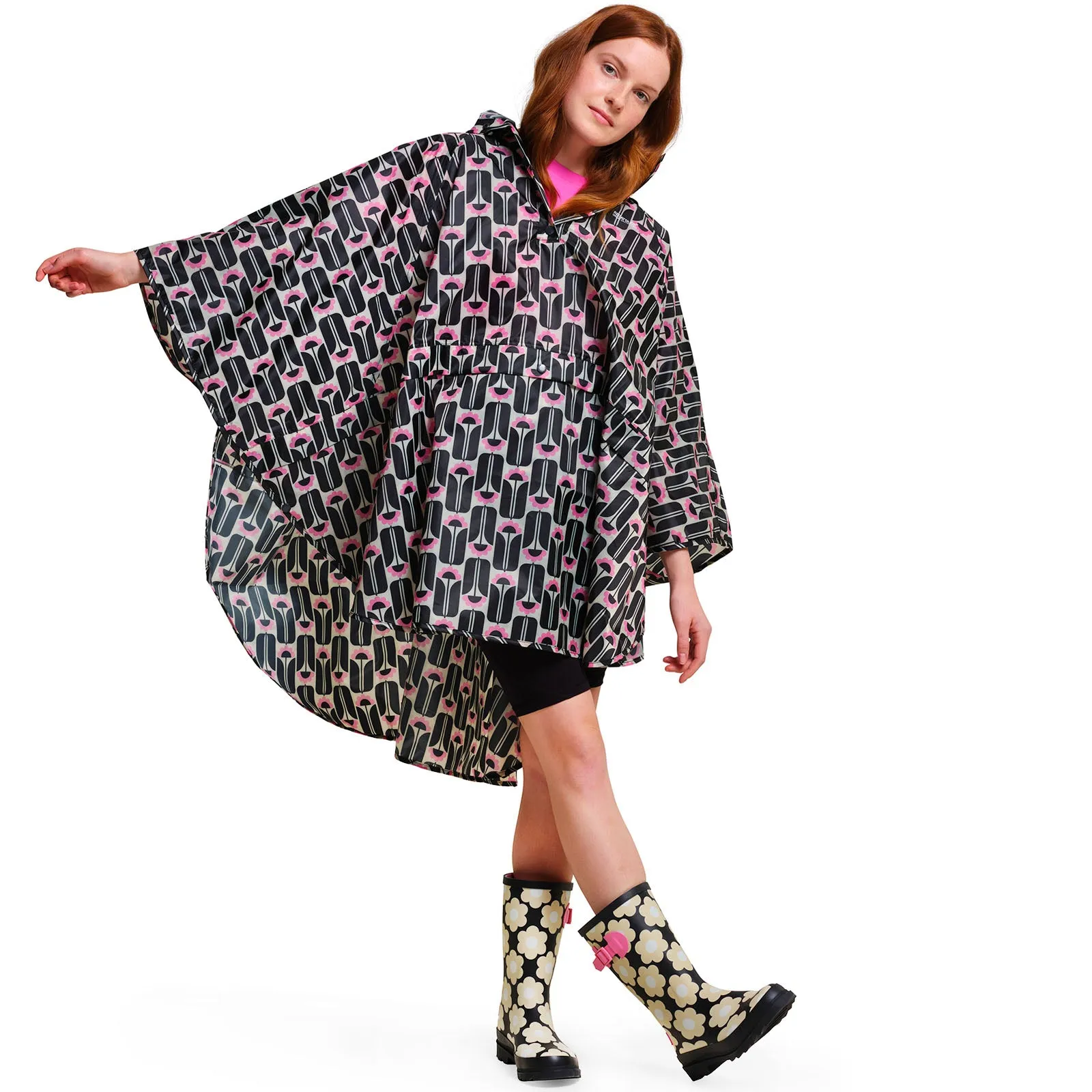 Regatta Womens Orla Kiely Waterproof Festival Poncho