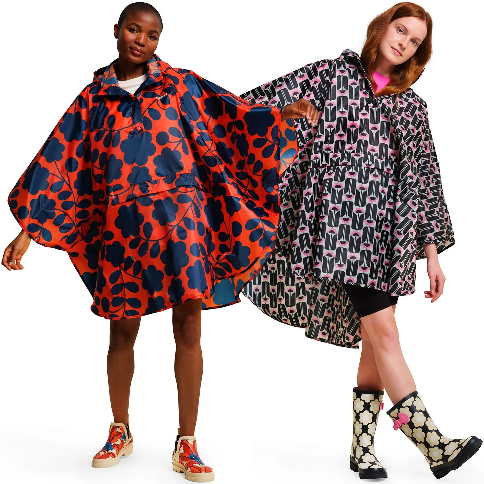 Regatta Womens Orla Kiely Waterproof Festival Poncho