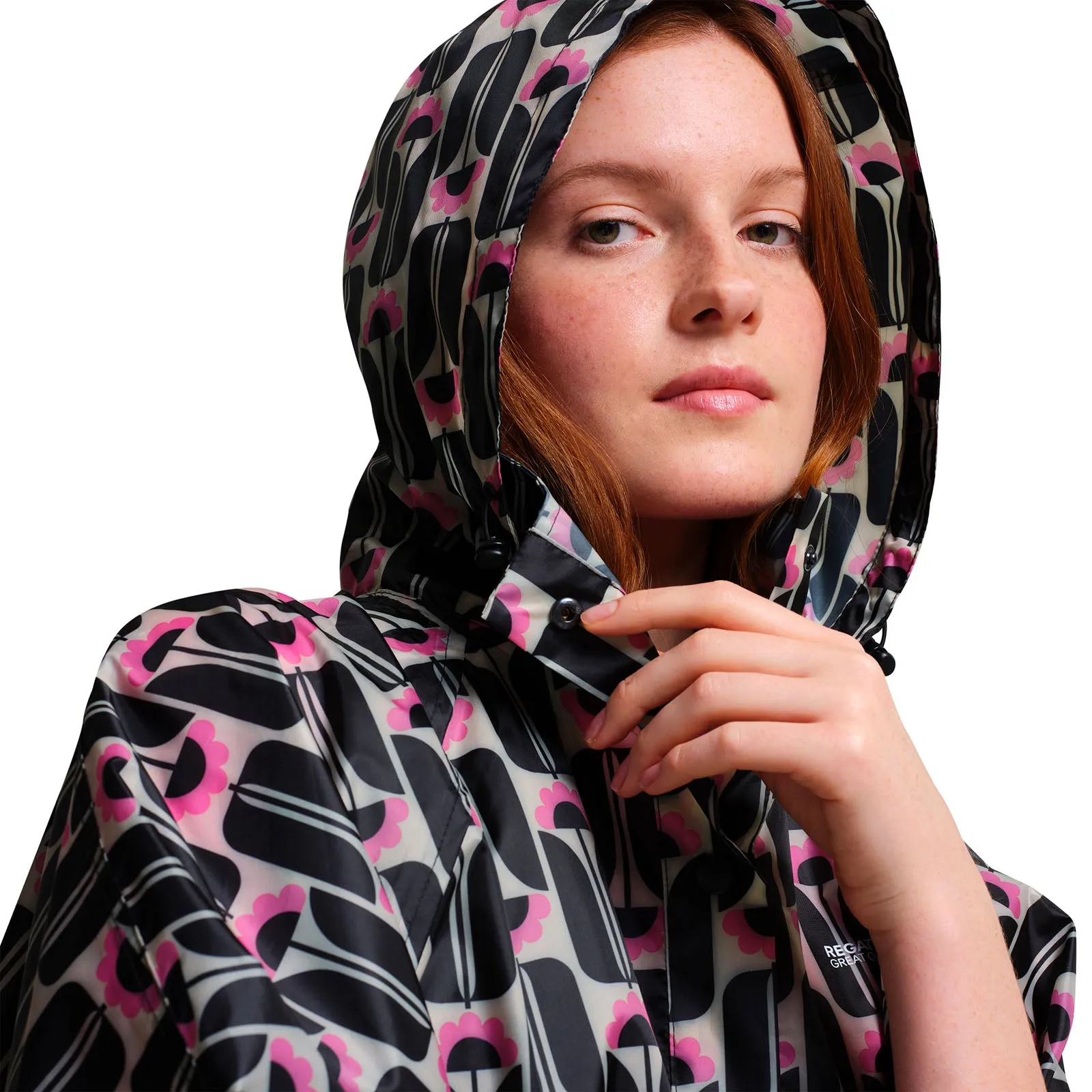 Regatta Womens Orla Kiely Waterproof Festival Poncho