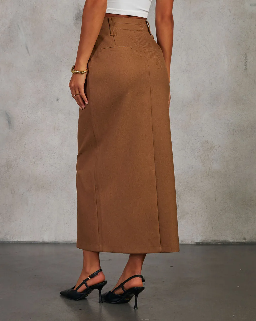 Rita Front Slit Maxi Skirt