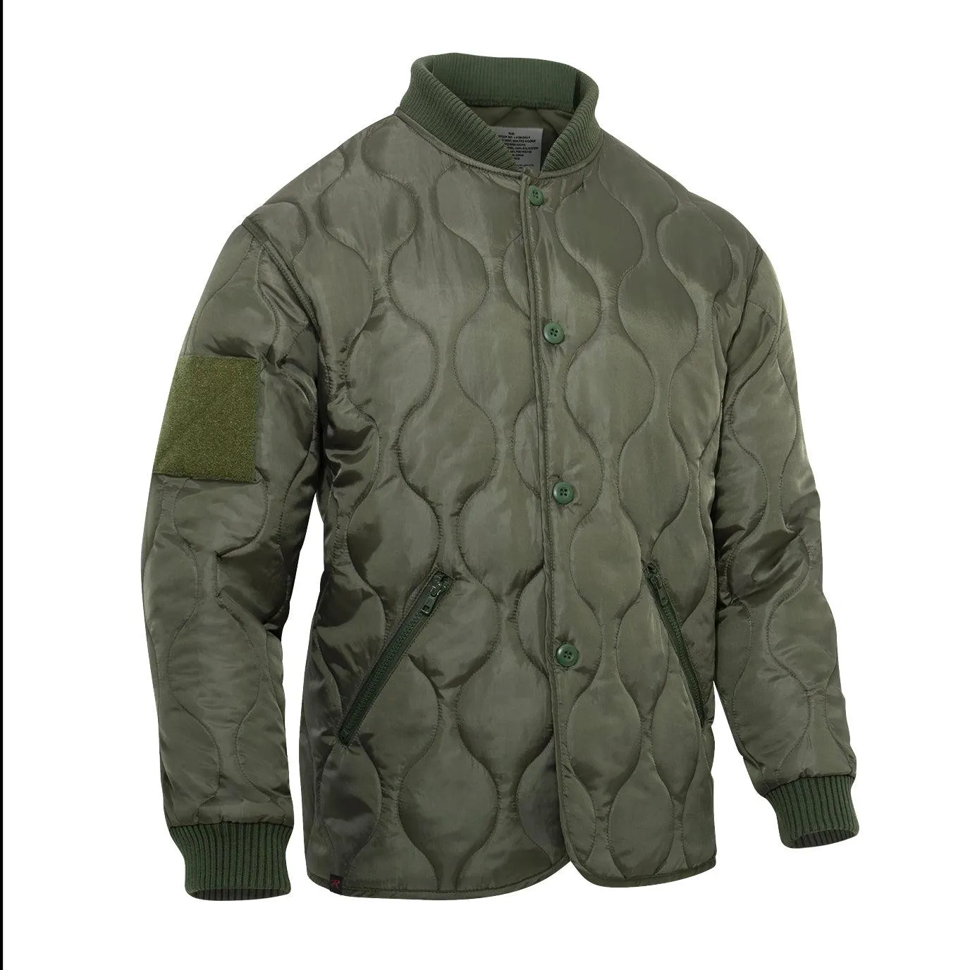 Rothco Mens Nylon Quilted Woobie Jacket