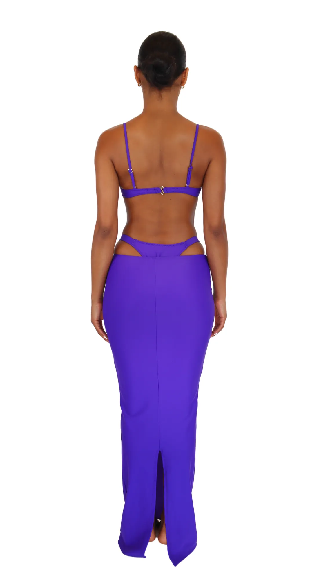 SAIDA MAXI SKIRT - ROYAL PURPLE