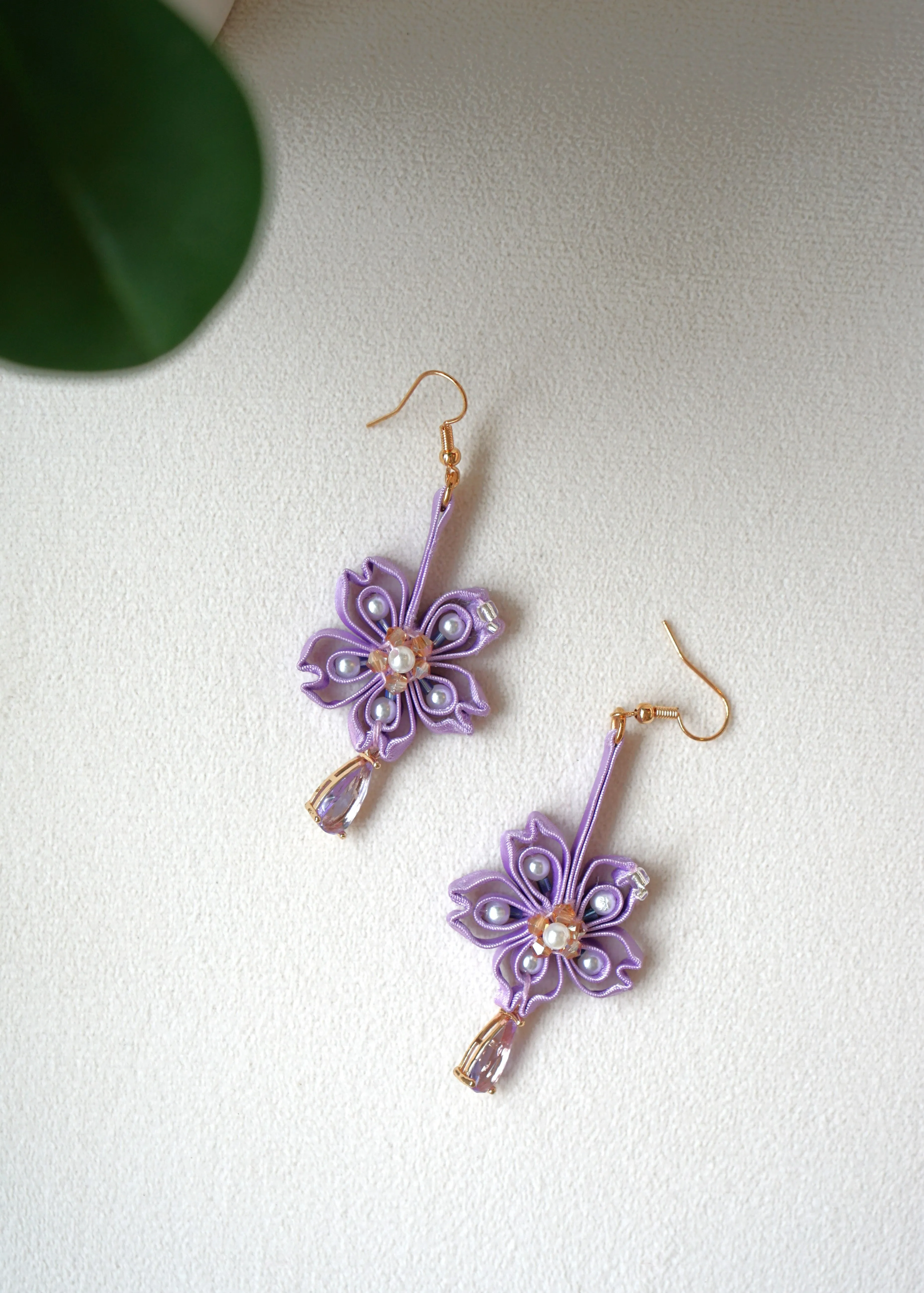 Sakura Pankou Earrings (Lavender)