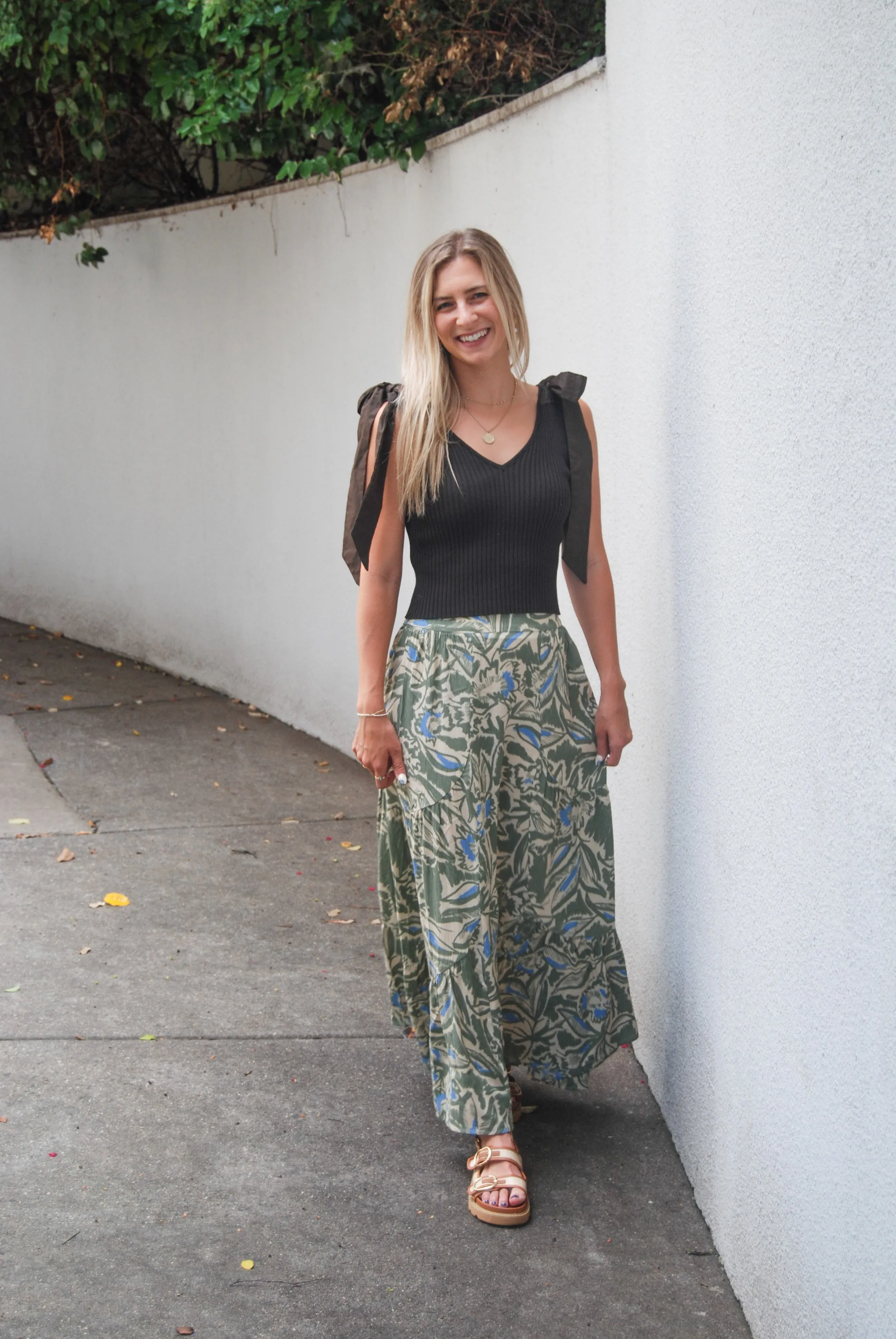 Serene Simplicity Midi Skirt