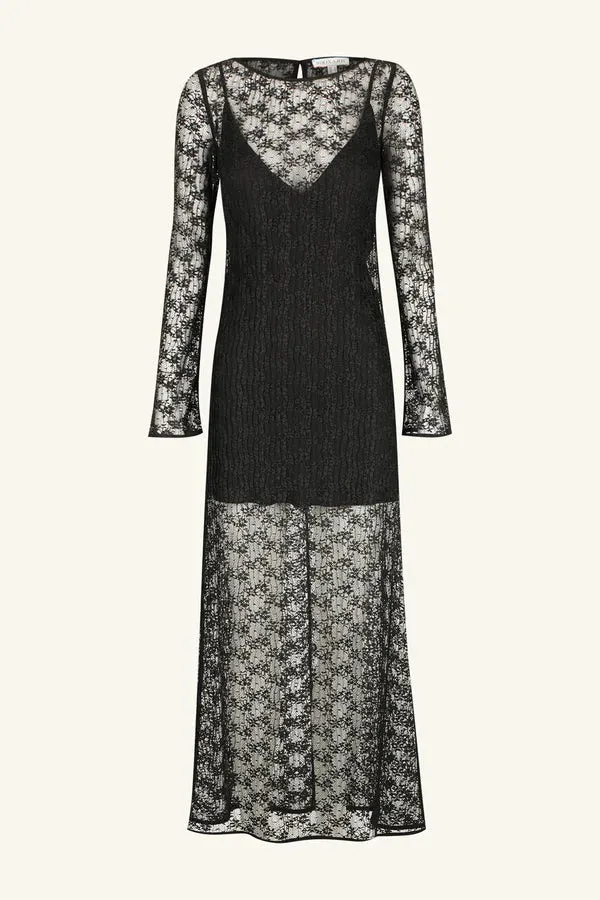 Shona Joy - Sol Long Sleeve Midi Dress Lace