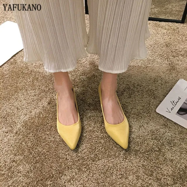 Simple Pointed High Heels/pumps-5 colors