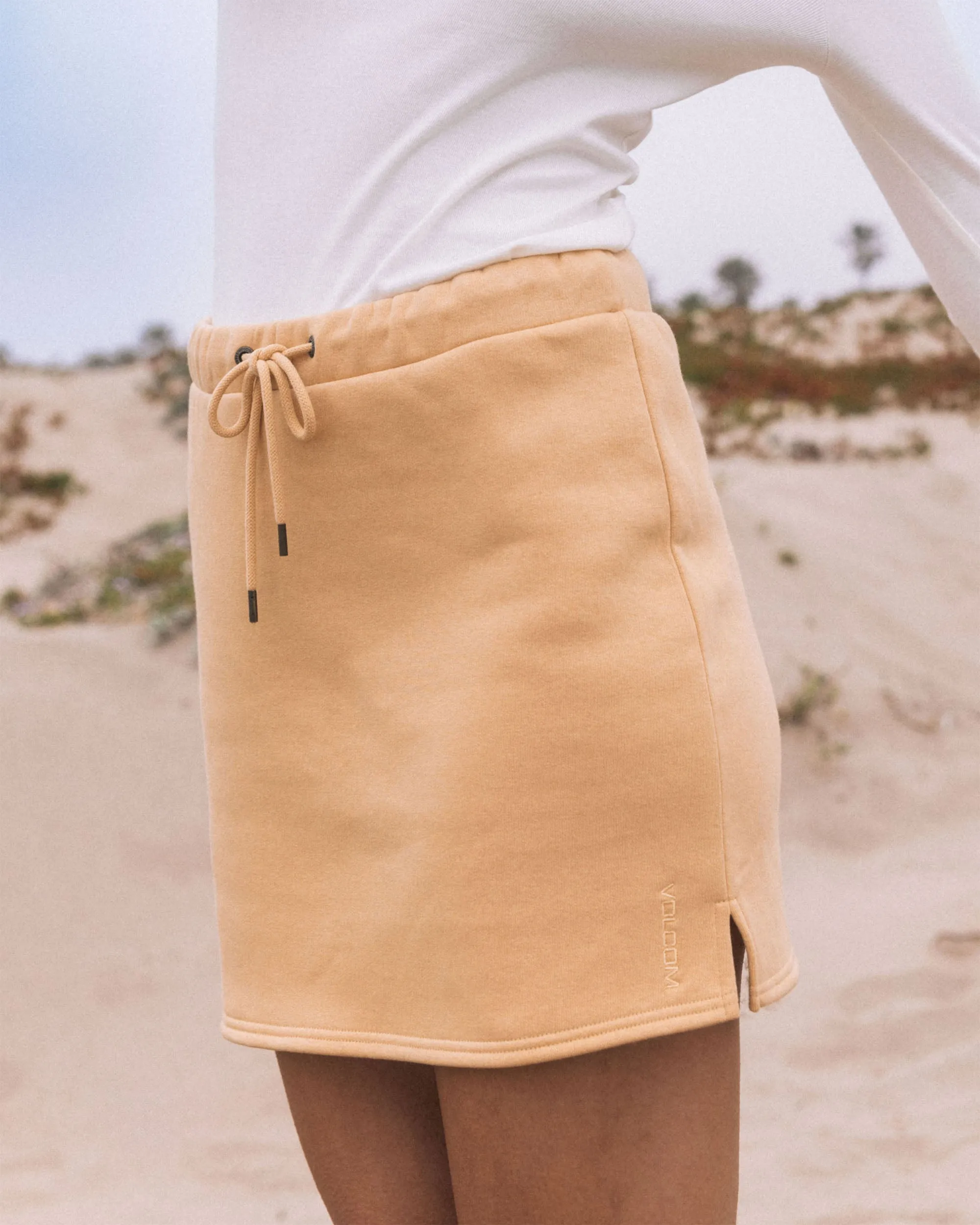 Stone Heart Up Skirt - Sand