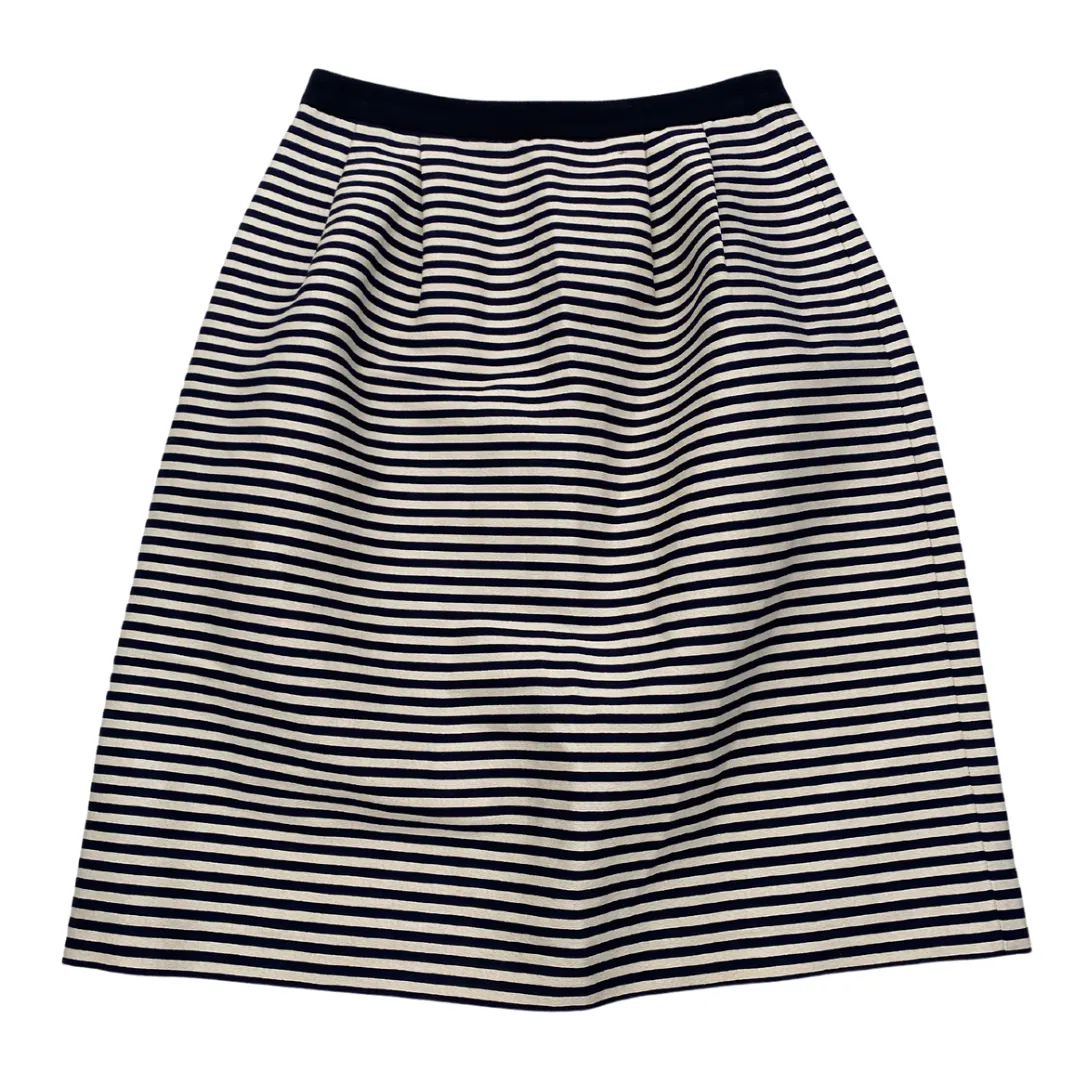 Stripe Skater Skirt Navy SIZE 12