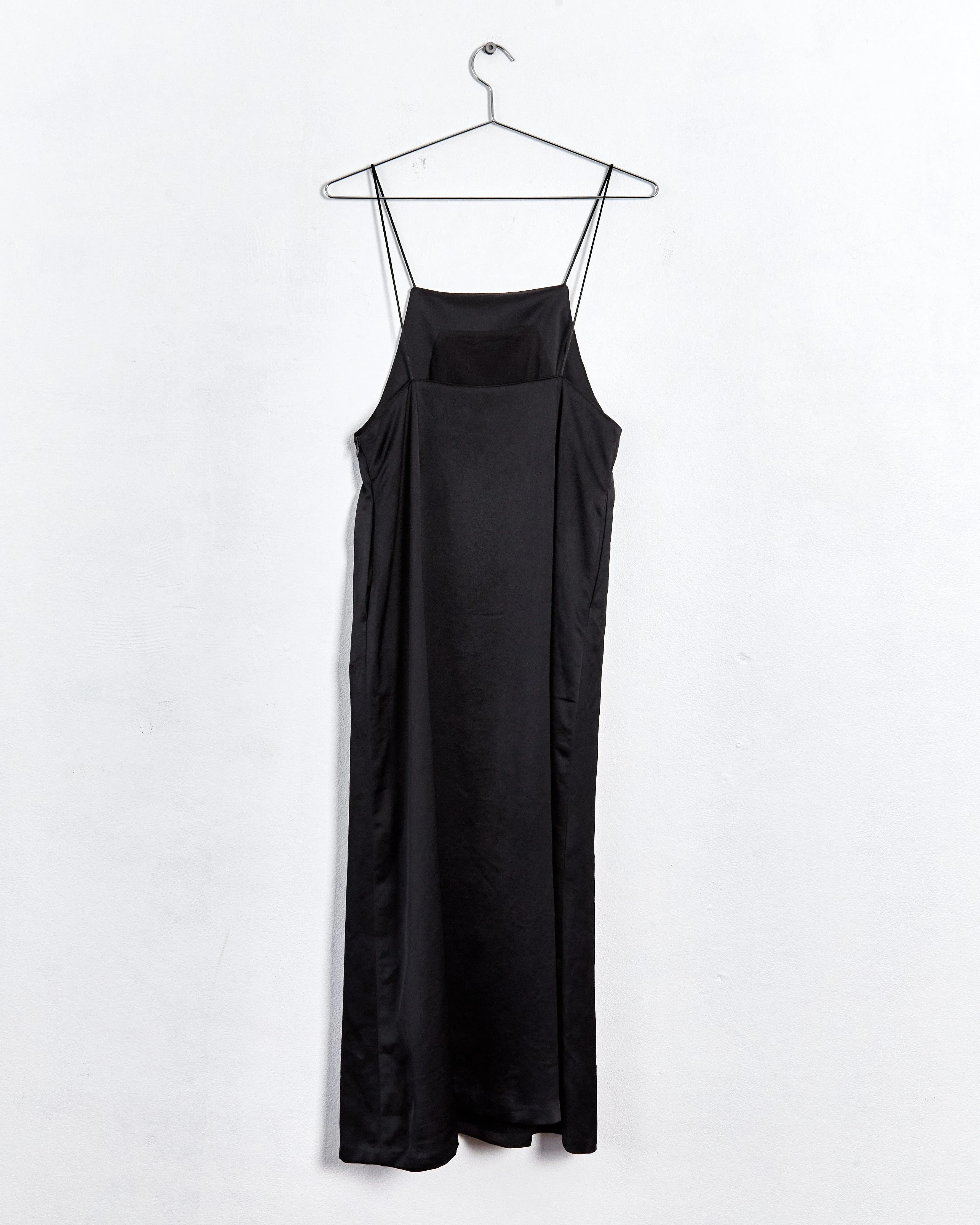 The Frankie Shop 'kita' satin slip dress, black, 10