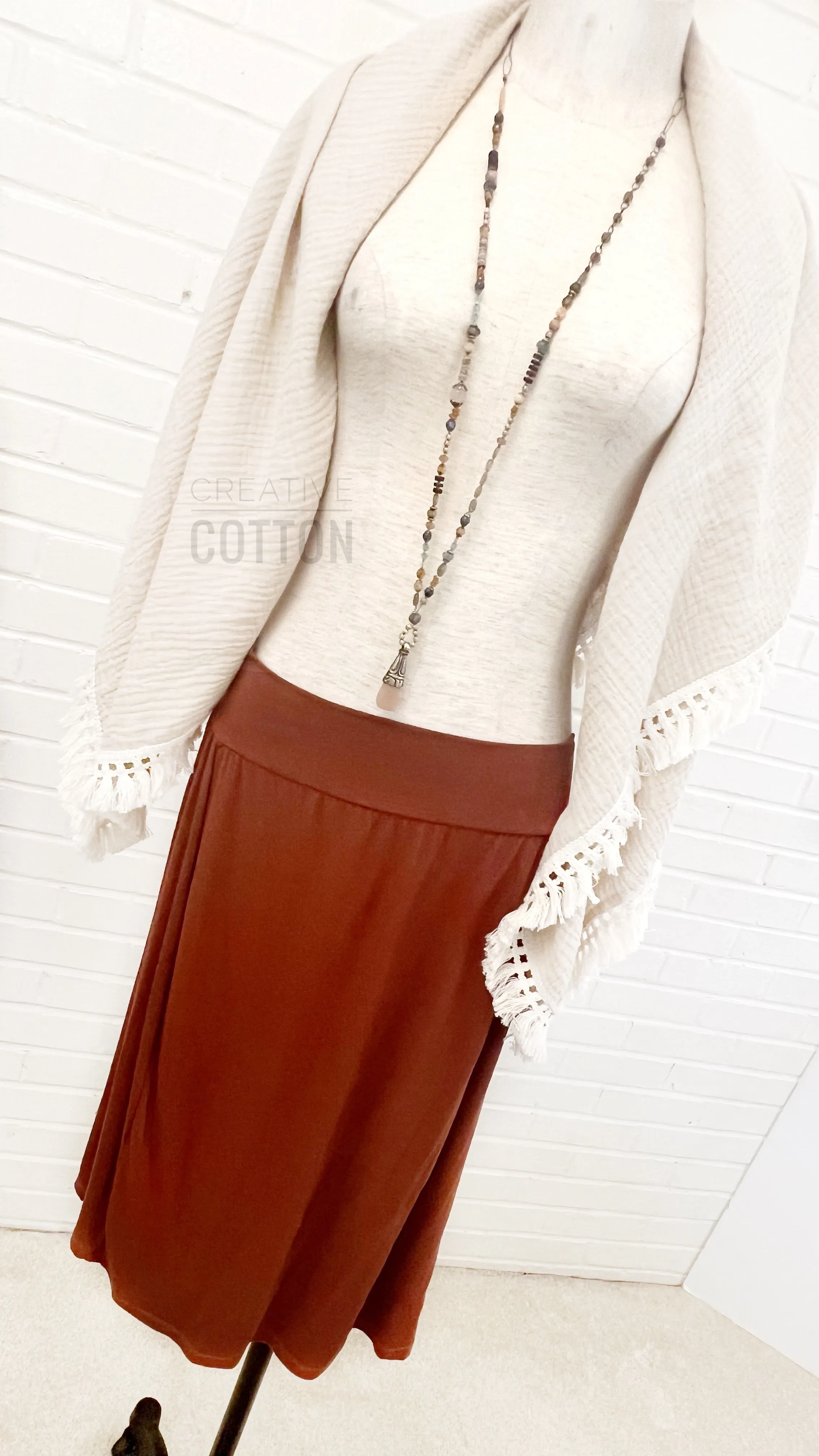 The Market Skirt in Caramel