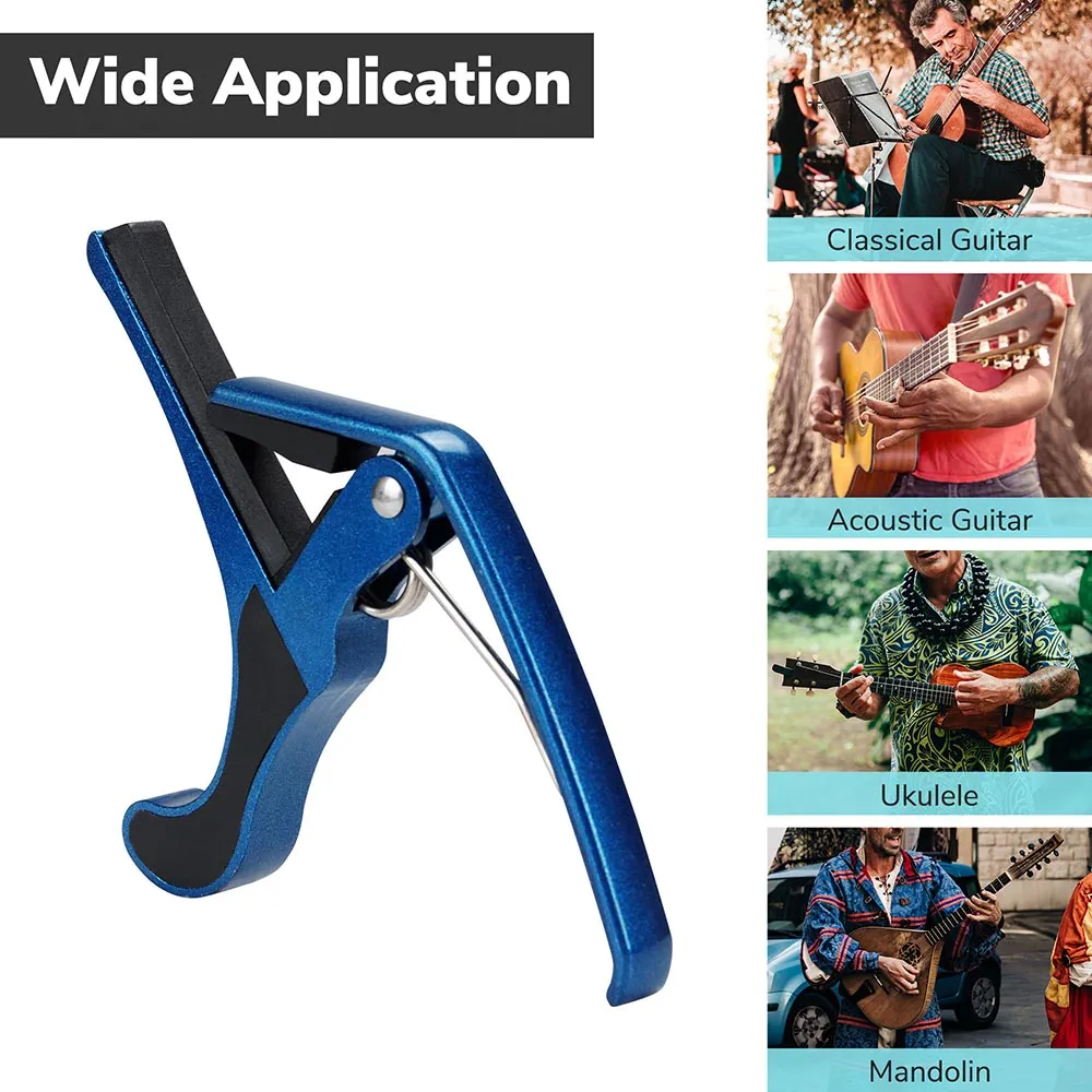 TheLAShop Classic Guitar Trigger Capo Color Optional