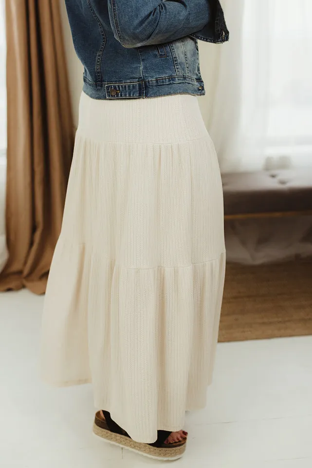 Tiered Maxi Skirt