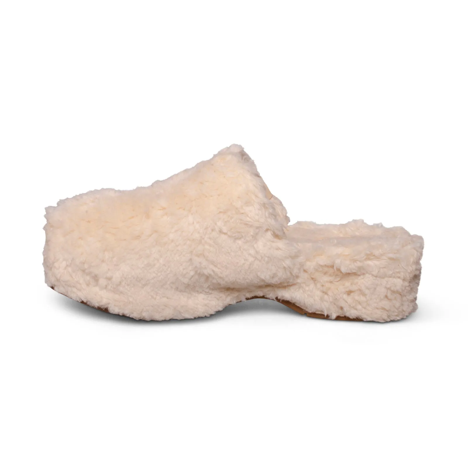 UGG Fuzz Sugar Clog Natural Slippers - Women's