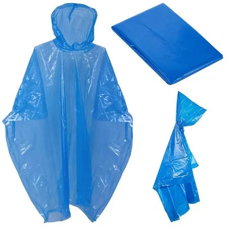 Unisex Disposable Rain Card poncho | Pocket Rain Coat for Emergency Use | Wallet Raincoat with Smallest Pocket Size| Foldable Easy to Carry & Use and Reusable | Multi Color Free Size Pack of 2