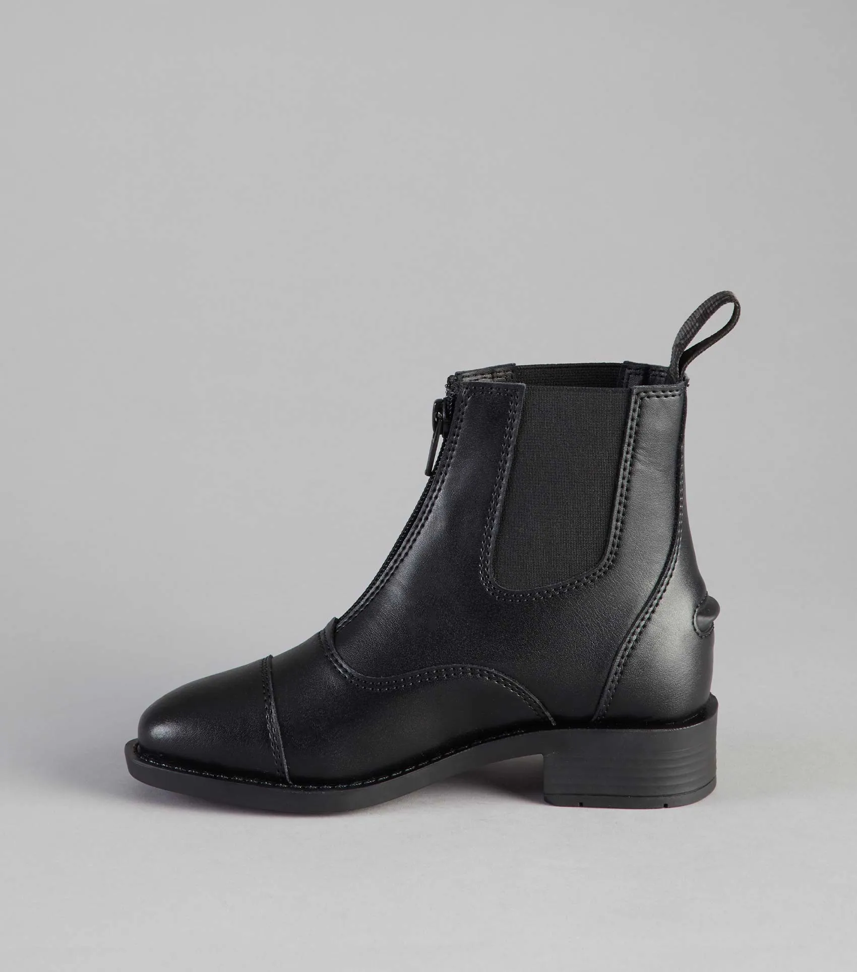 Volens Junior Synthetic Paddock Boot Black