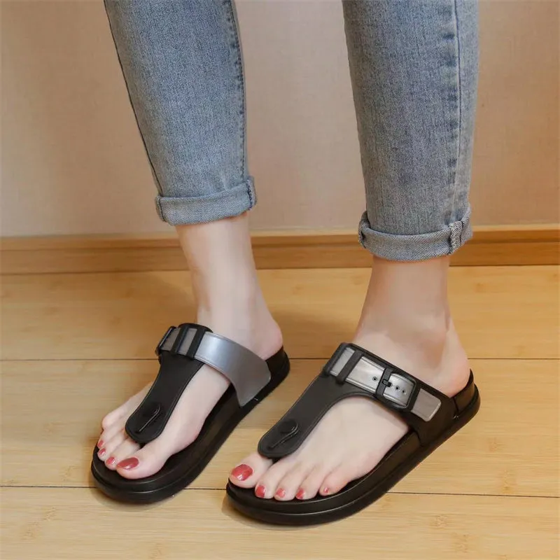 Women Casual Lightweight Non-Slip Flat EVA Flip-flop Sandals