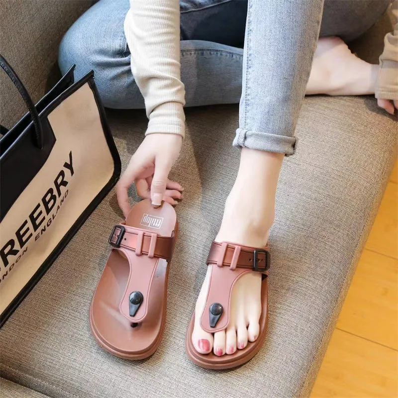 Women Casual Lightweight Non-Slip Flat EVA Flip-flop Sandals