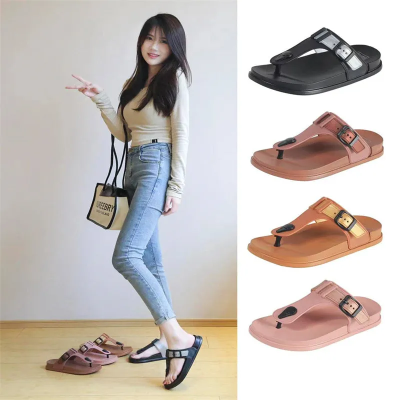 Women Casual Lightweight Non-Slip Flat EVA Flip-flop Sandals